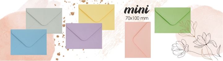 Mini obálky 70x100