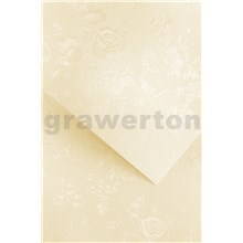 Galeria Papieru ozdobný papír Floral ivory 220g, 20ks