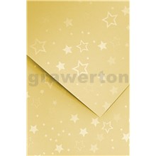 Galeria Papieru ozdobný papír Stars zlatá 220g, 20ks