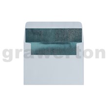 Galeria Papieru obálky C6 s metalickým vnitřkem modrá 120g, 10ks