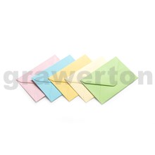 Galeria Papieru obálky mix pastelové 70x100mm, 130g, 50ks