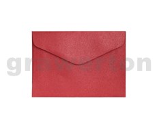 Galeria Papieru obálky C6 Pearl červená K 150g, 10ks