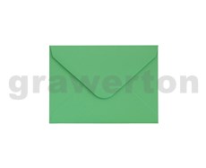 Galeria Papieru obálky 70x100 mm Hladký zelená 130g, 10ks